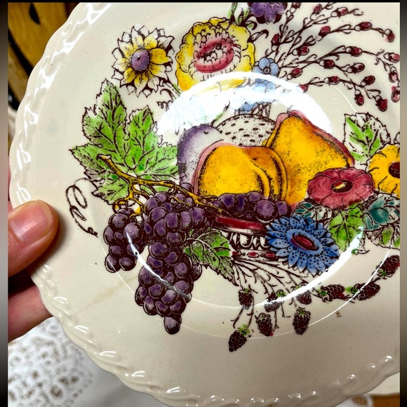 Set of 3 Pottery dessert plates - Picture 3 of 5